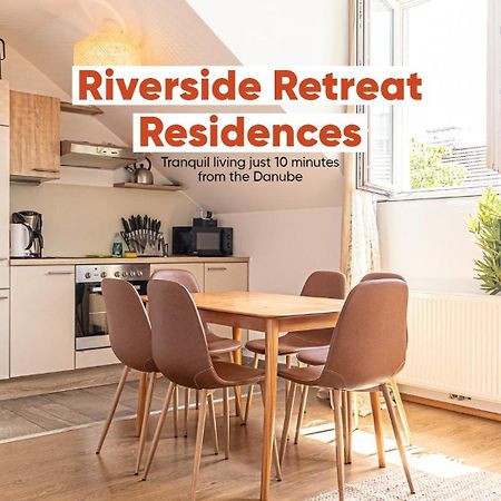 Charming 1Br And 1Lr Apt Modern Design Donaustadt Виена Екстериор снимка